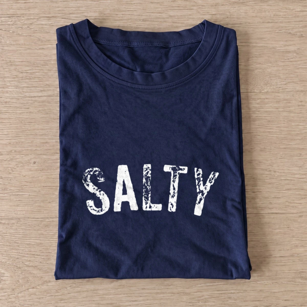Salty white type t shirt navy20salty white type.webp