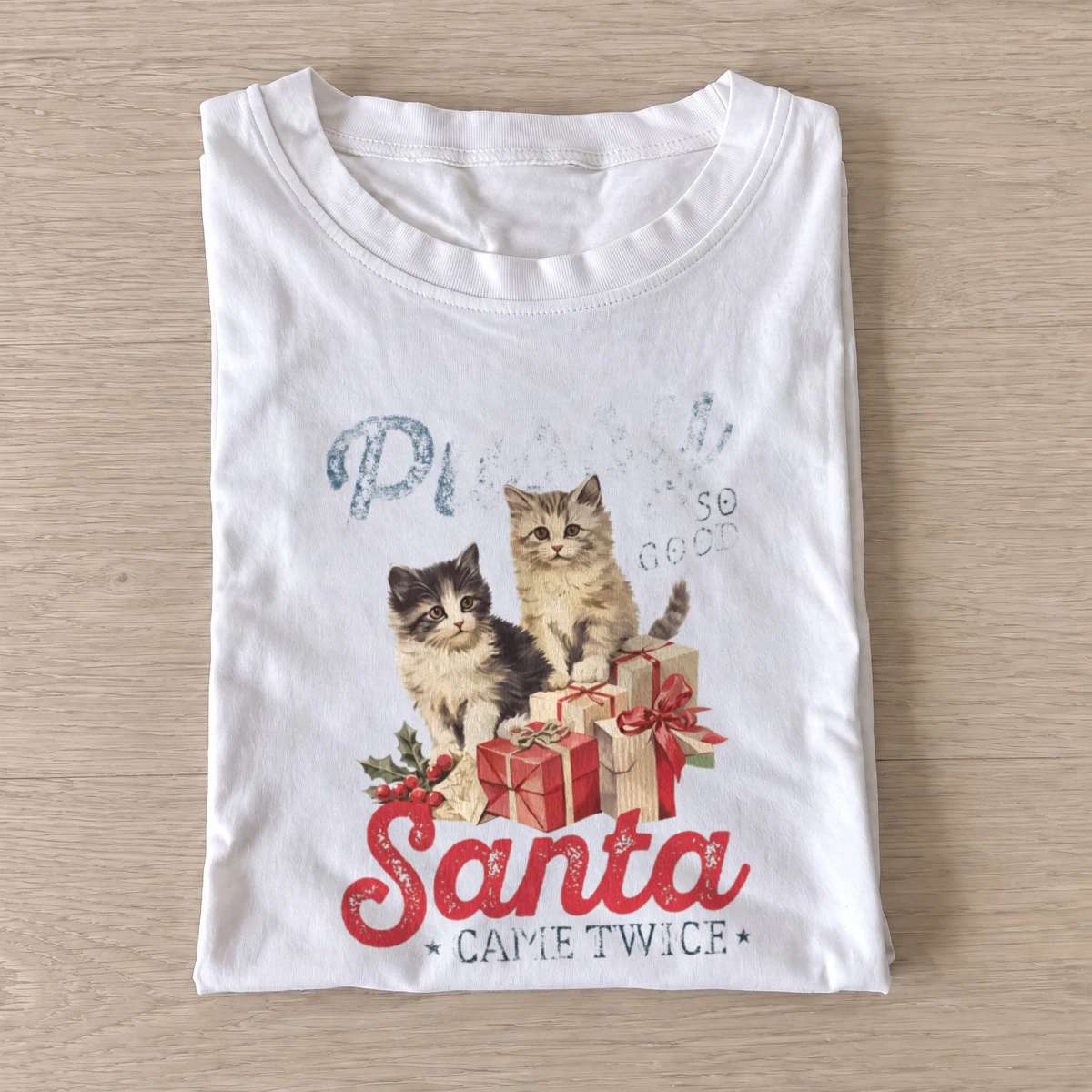 Santa came twice t shirt white20santa came twice.webp