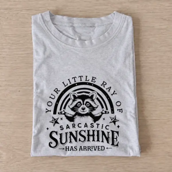Sarcastic sunshine raccoon t shirt gray20sarcastic sunshine raccoon.webp