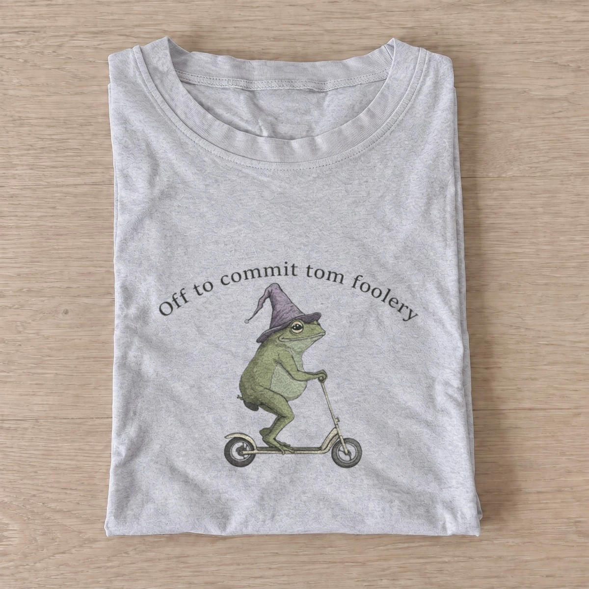 Scooter wizard frog t shirt gray20scooter wizard frog.webp