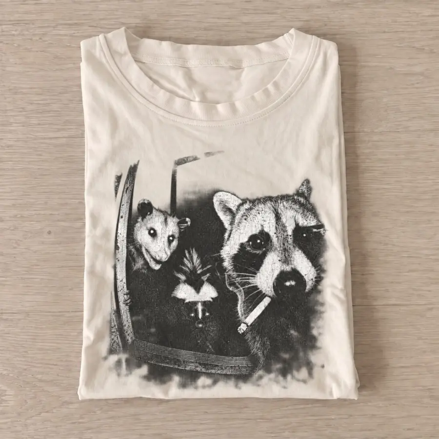 Screaming critter portrait t shirt sand20screaming critter portrait.webp