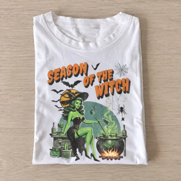 Season of the witch graphic t shirt white20season of witch.webp