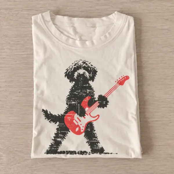 Shaggy guitar dog t shirt sand20shaggy guitar dog.webp