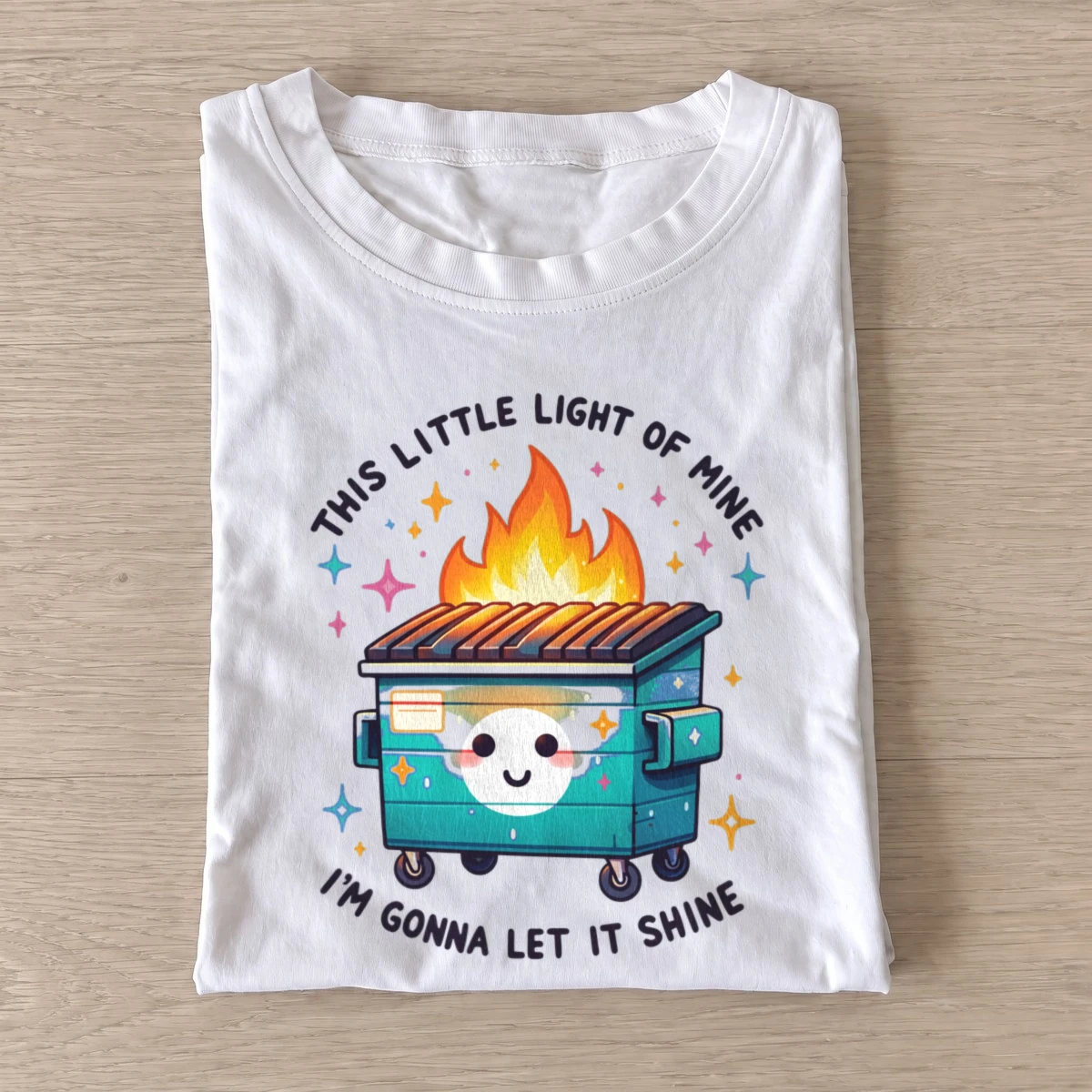 Shining dumpster fire t shirt white20shining dumpster fire.webp
