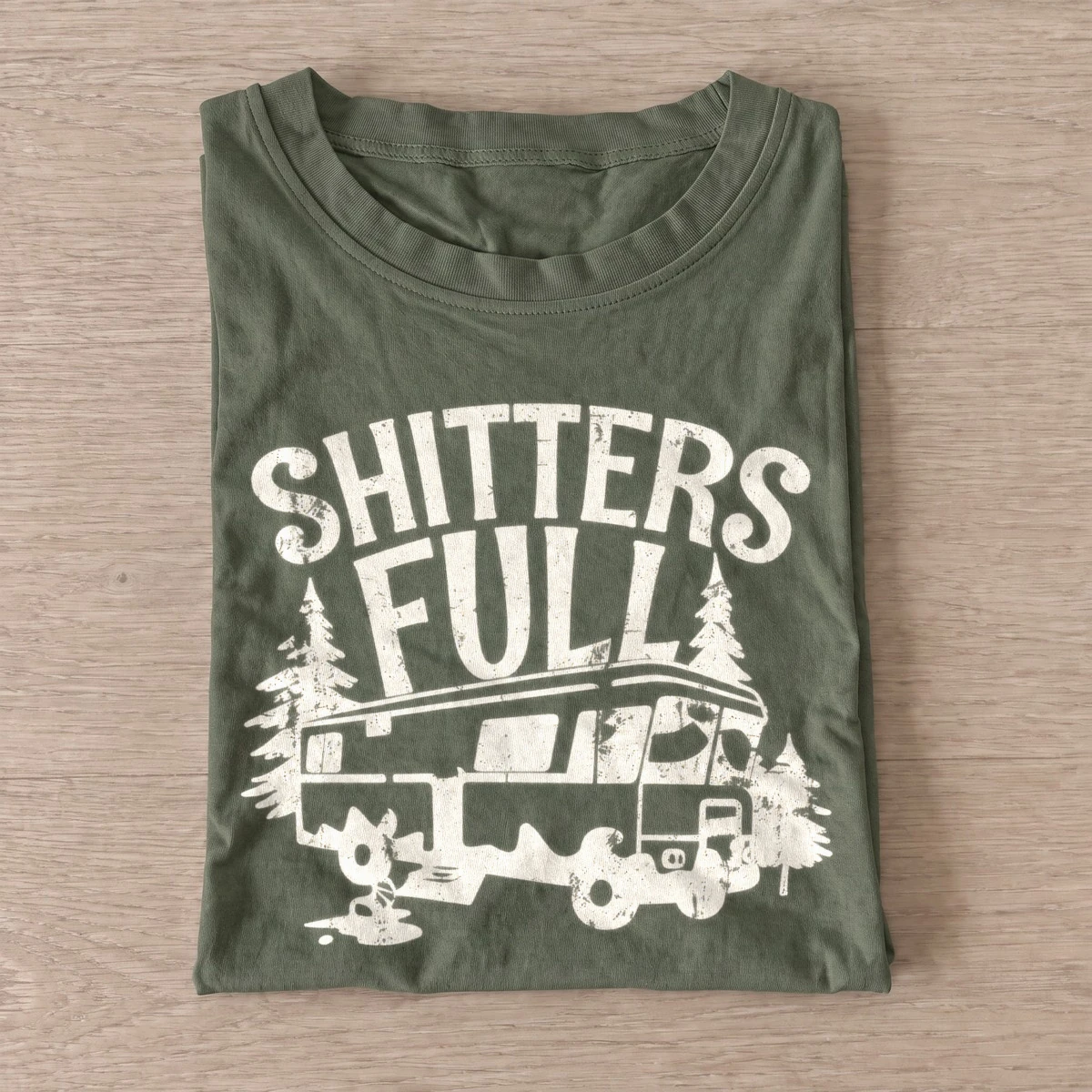 Shitters full holiday camper t shirt olive20full holiday camper.webp