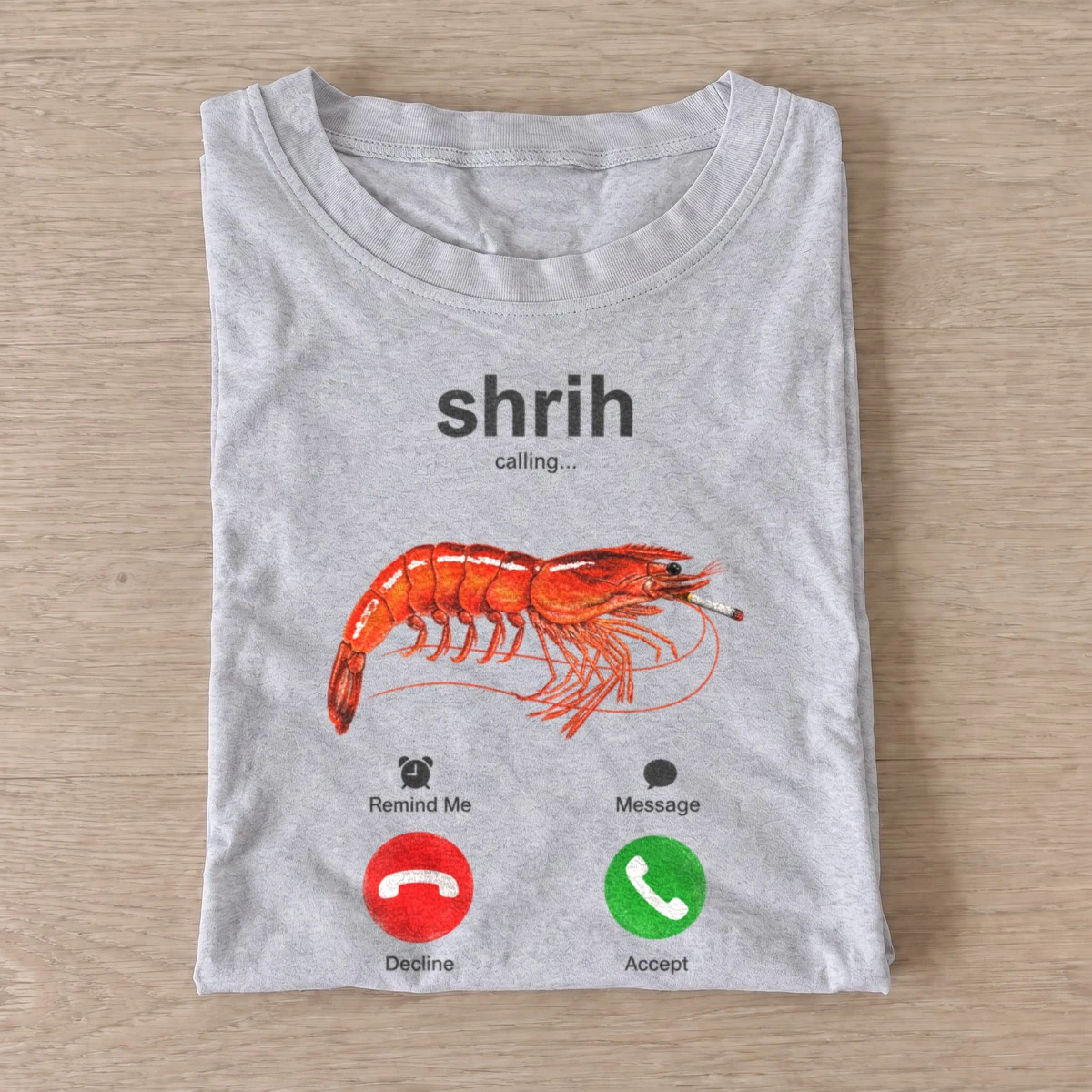 Shrih calling t shirt gray20shrih20calling.webp