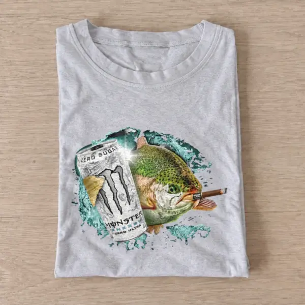 Silver energy trout 01 t shirt gray20silver energy trout 01.webp
