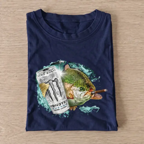 Silver energy trout 01 t shirt navy20silver energy trout 01.webp
