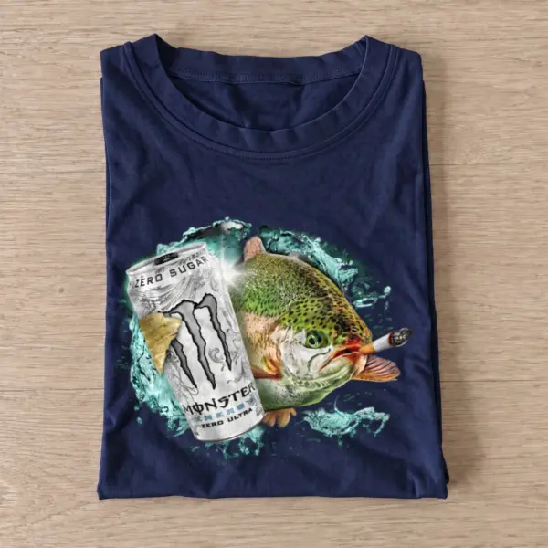 Silver energy trout 02 t shirt navy20silver energy trout 02.webp