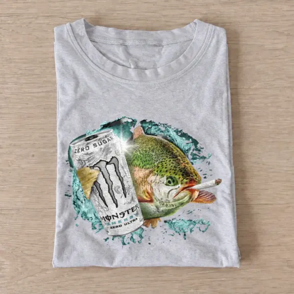 Silver energy trout 03 t shirt gray20silver energy trout 03.webp