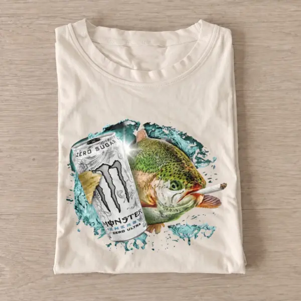 Silver energy trout 03 t shirt sand20silver energy trout 03.webp