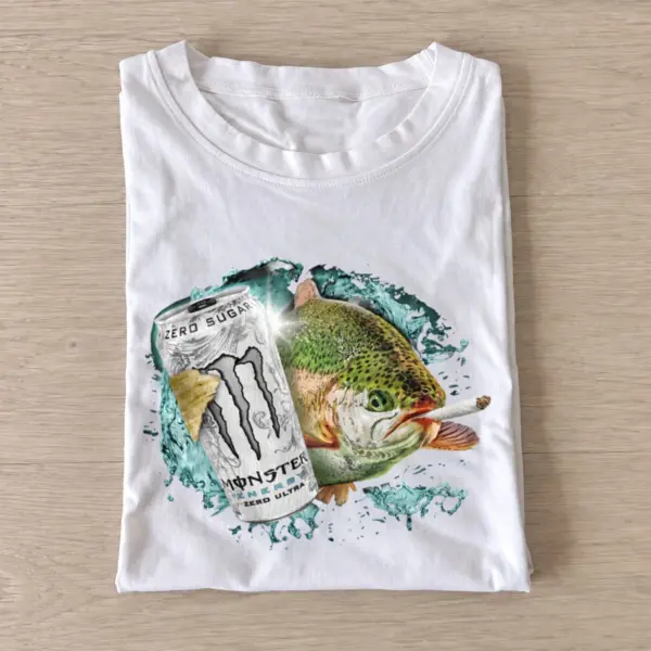 Silver energy trout 03 t shirt white20silver energy trout 03.webp