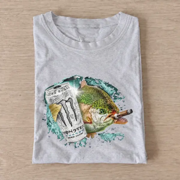 Silver energy trout 04 t shirt gray20silver energy trout 04.webp