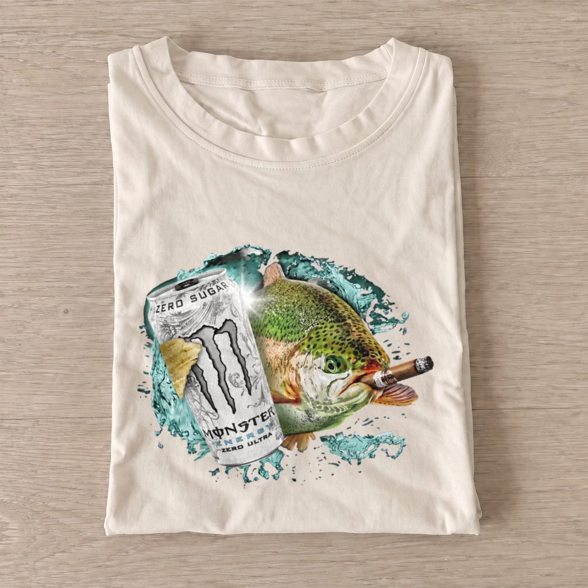 Silver energy trout 04 t shirt sand20silver energy trout 04.webp