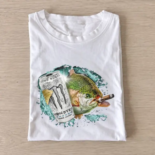Silver energy trout 04 t shirt white20silver energy trout 04.webp