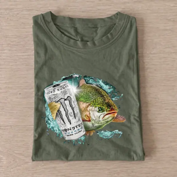 Silver energy trout 05 t shirt olive20silver energy trout 05.webp