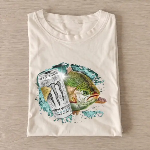 Silver energy trout 05 t shirt sand20silver energy trout 05.webp