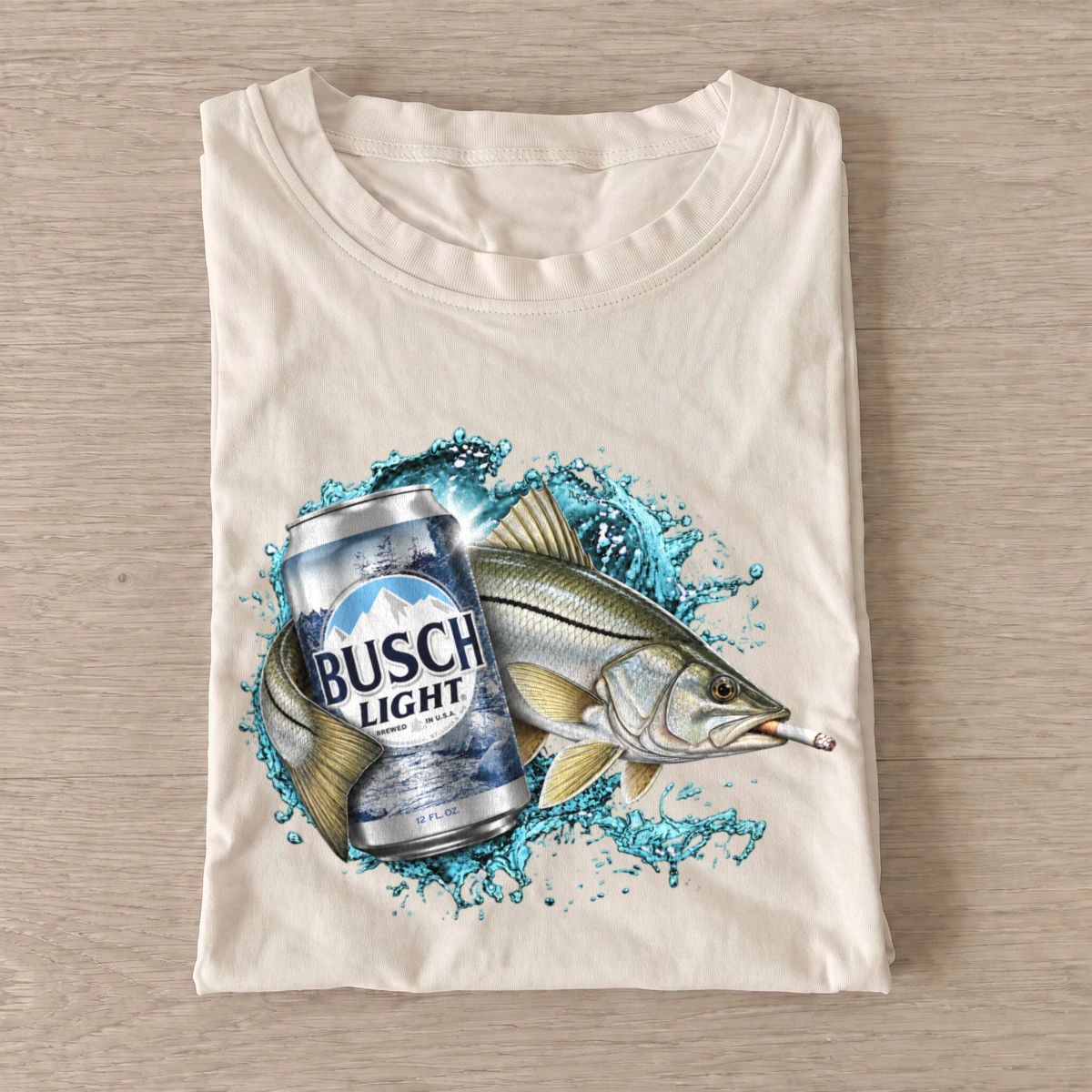 Silver fish lager fishing t shirt sand20silver fish lager.webp