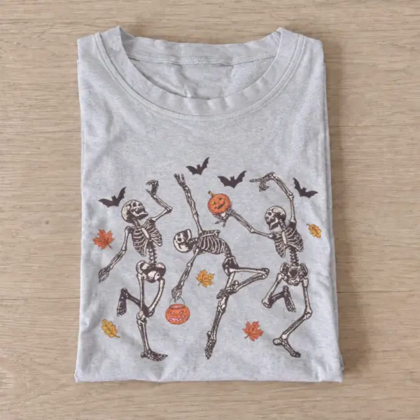 Skeleton dance party t shirt gray20skeleton dance party.webp