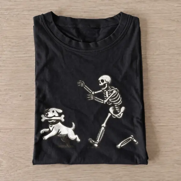 Skeleton dog chase t shirt black20skeleton dog chase.webp