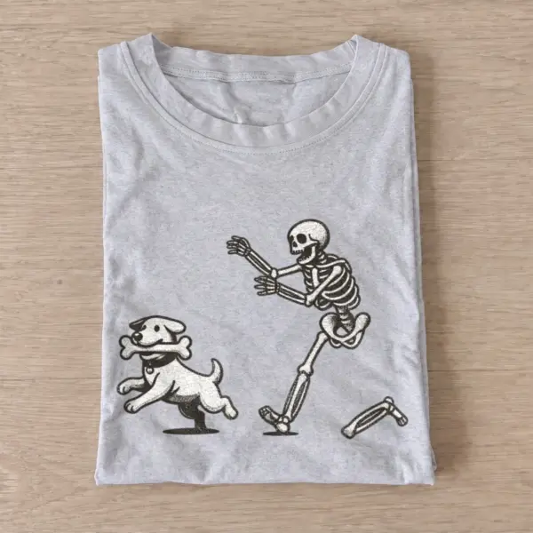 Skeleton dog chase t shirt gray20skeleton dog chase.webp