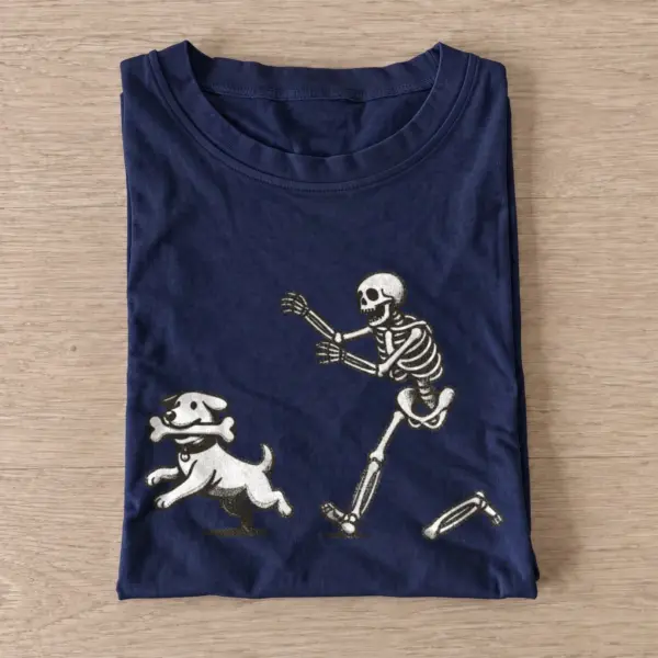 Skeleton dog chase t shirt navy20skeleton dog chase.webp