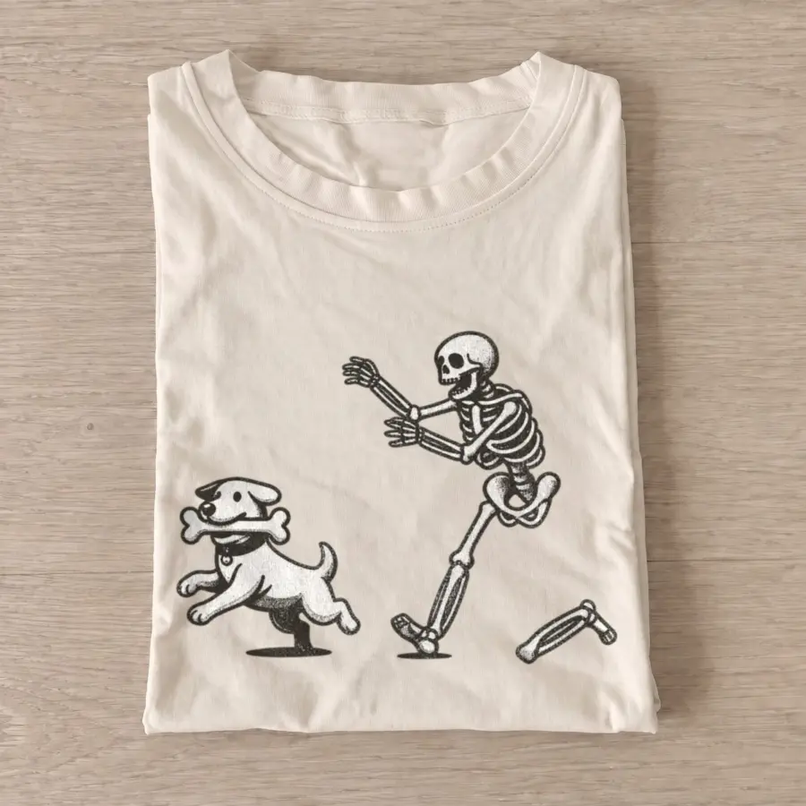 Skeleton dog chase t shirt sand20skeleton dog chase.webp
