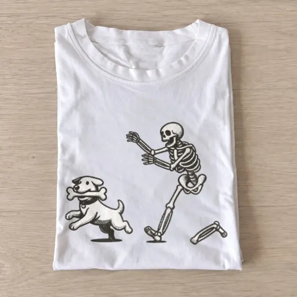 Skeleton dog chase t shirt white20skeleton dog chase.webp