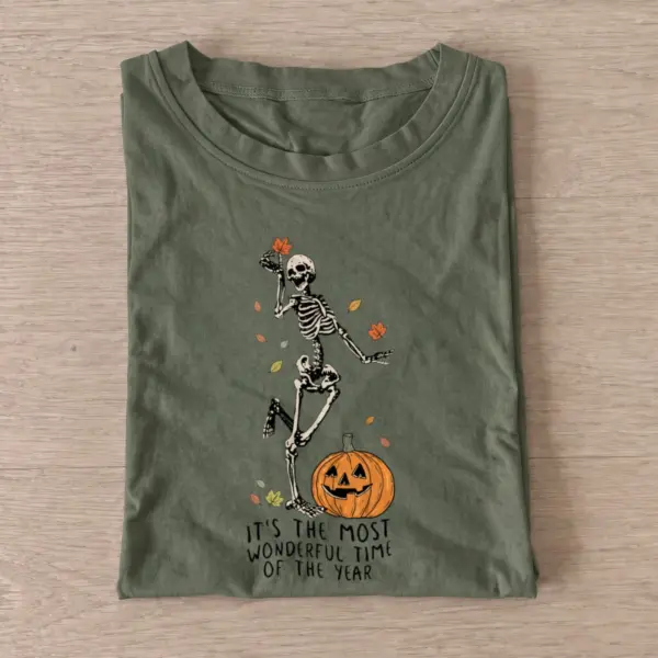 Skeleton spooky season t shirt olive20skeleton spooky season.webp