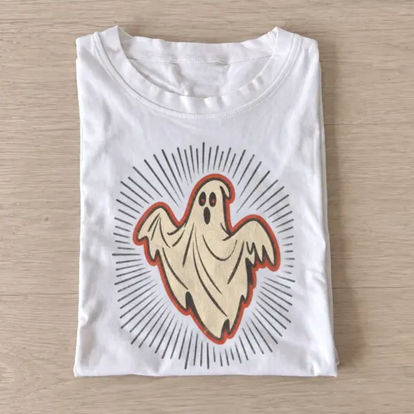 Smiling sheet ghost graphic t shirt white20smiling sheet ghost.webp