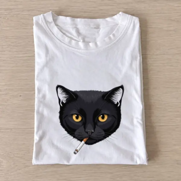 Smoking black cat t shirt white20smoking black cat.webp