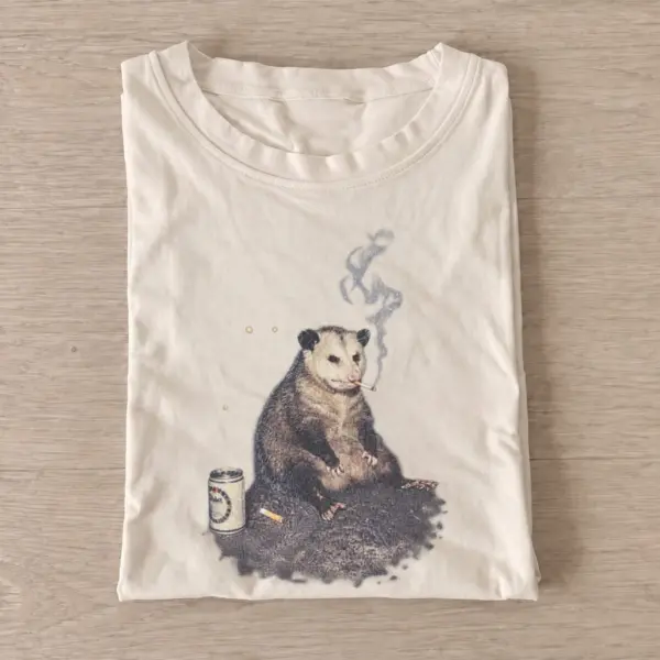 Smoking opossum break t shirt sand20smoking opossum break.webp