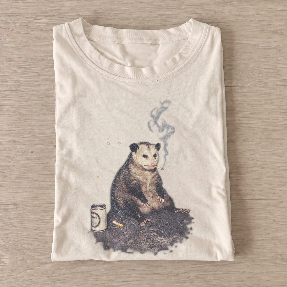 Smoking opossum break t shirt sand20smoking opossum break.webp