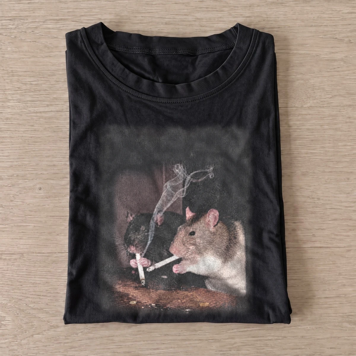 Smoking opossum t shirt black20smoking opossum.webp