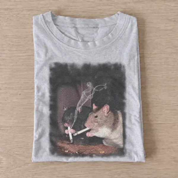 Smoking opossum t shirt gray20smoking opossum.webp