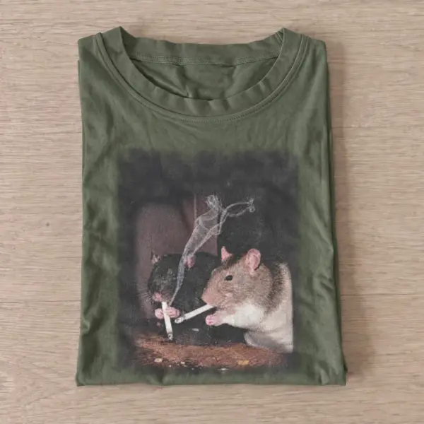 Smoking opossum t shirt olive20smoking opossum.webp