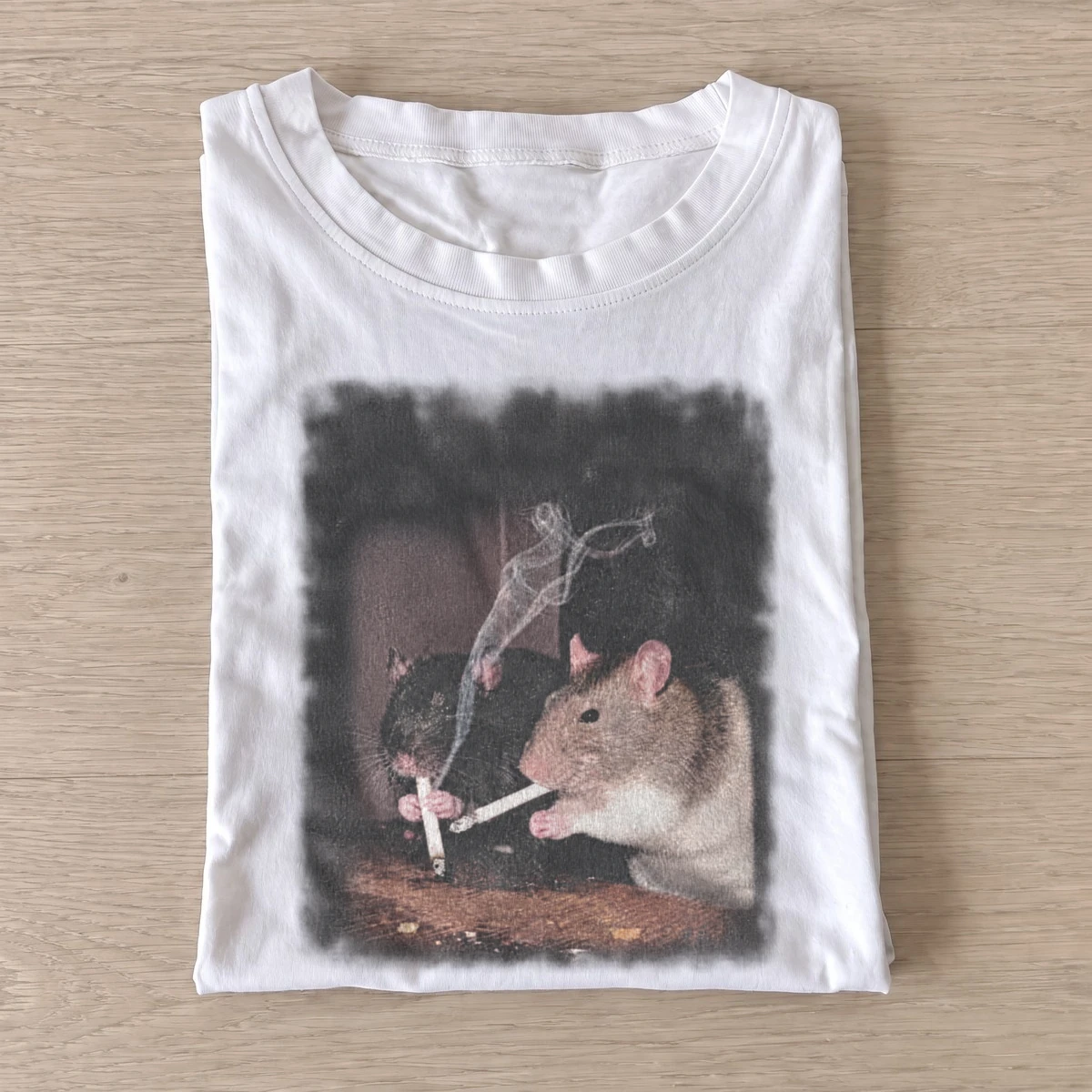 Smoking opossum t shirt white20smoking opossum.webp