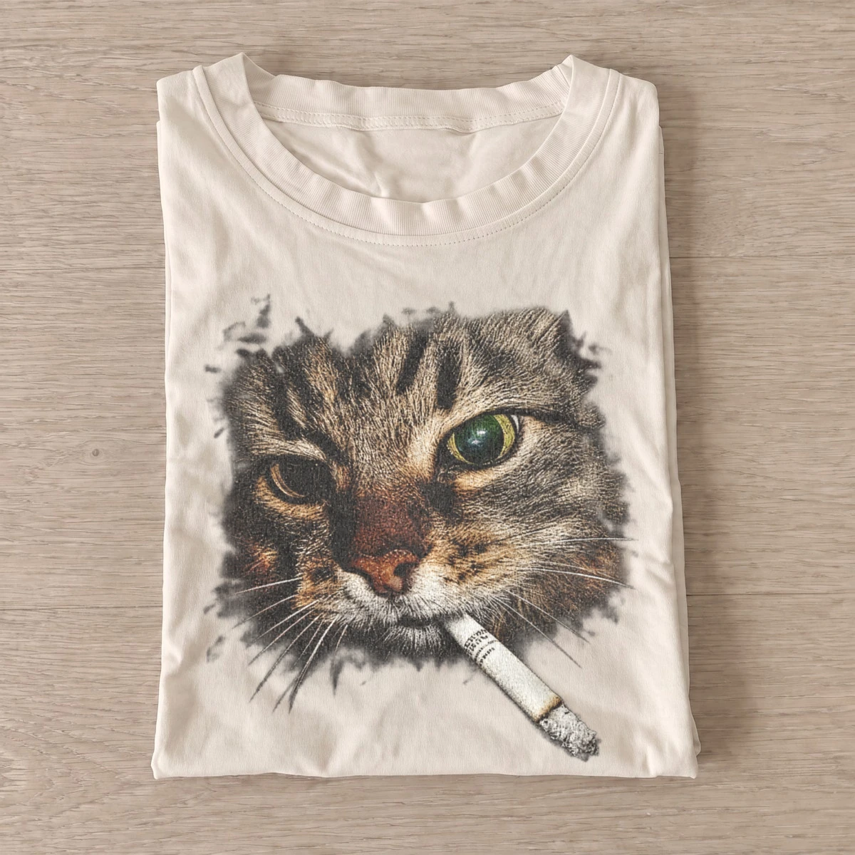 Smoking tabby cat t shirt sand20smoking tabby cat.webp