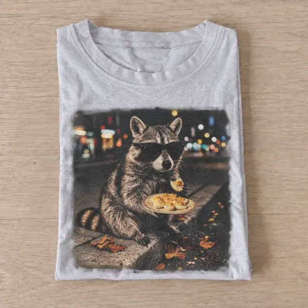 Snack bar raccoon t shirt gray20snack bar raccoon.webp