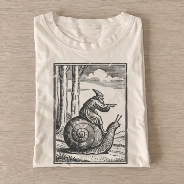 Snail riding knight t shirt sand20snail riding knight.webp