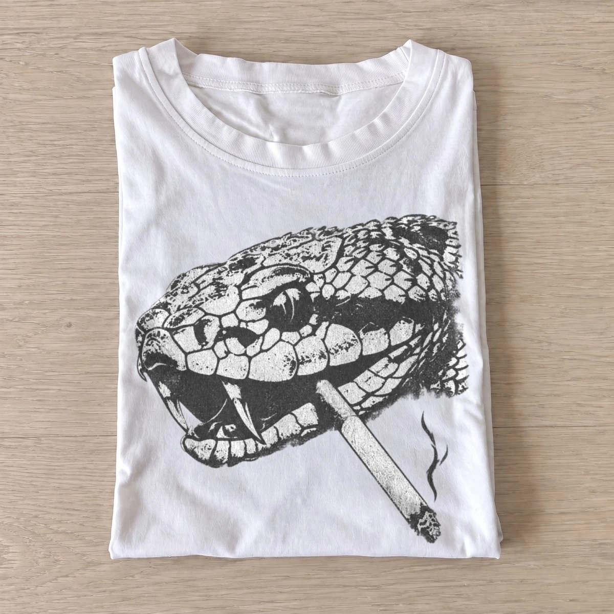Snake blade smoking graphic t shirt white20snake blade.webp