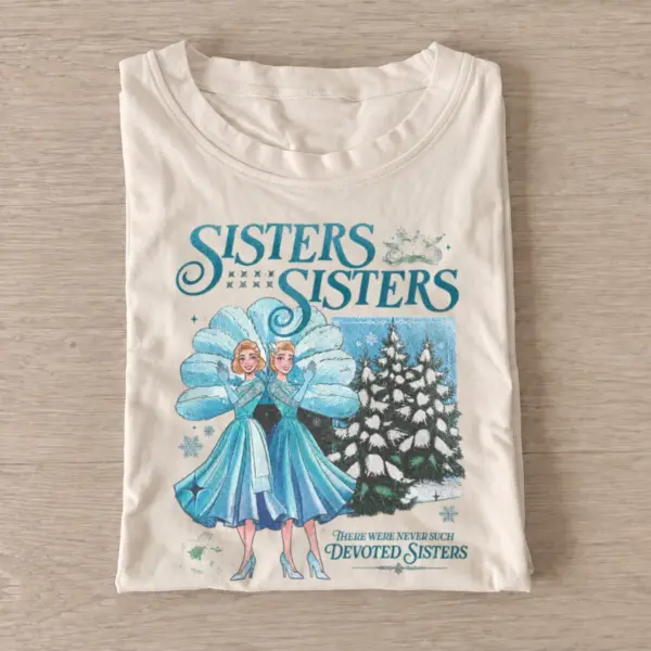 Snowy sisters devoted sisters t shirt sand20snowy sisters.webp