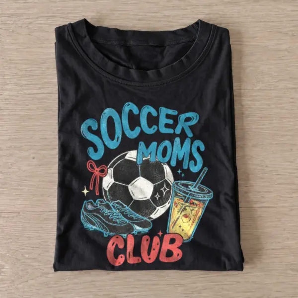 Soccer moms club graphic t shirt black20soccer moms club.webp