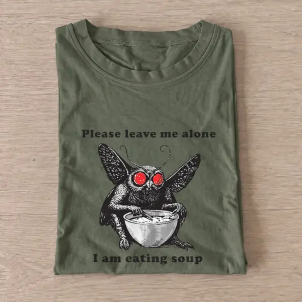 Soup eating moth t shirt olive20soup eating moth.webp