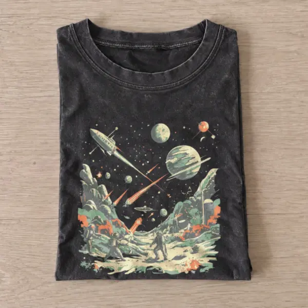 Space battle vintage t shirt washed20black20space battle.webp
