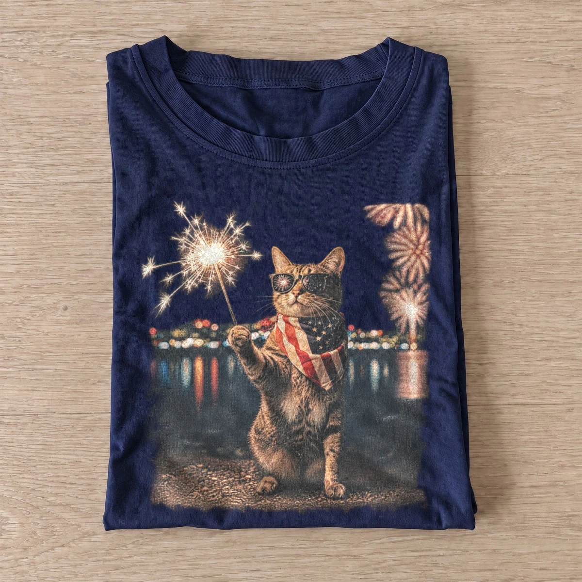 Sparkler patriot cat t shirt navy20sparkler patriot cat.webp