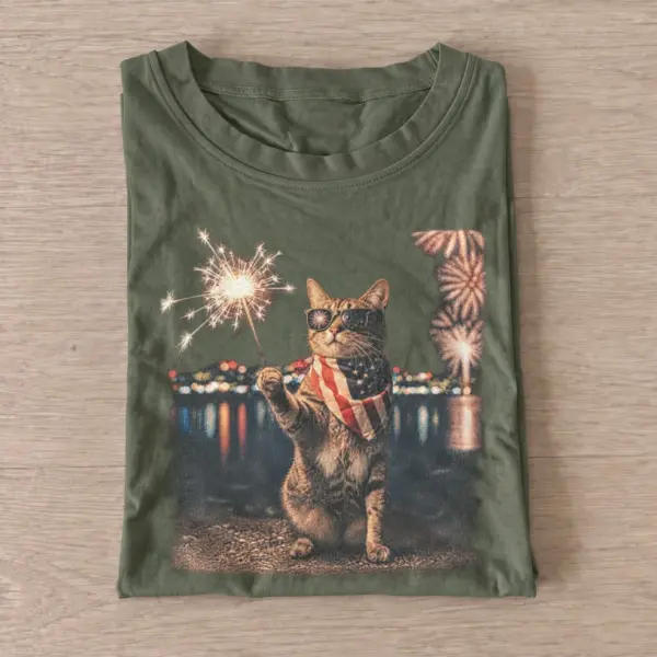 Sparkler patriot cat t shirt olive20sparkler patriot cat.webp