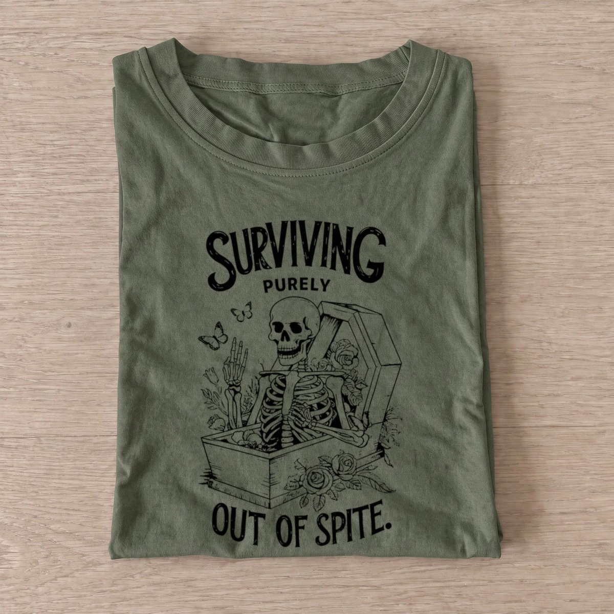 Spite coffin skeleton t shirt olive20spite coffin skeleton.webp