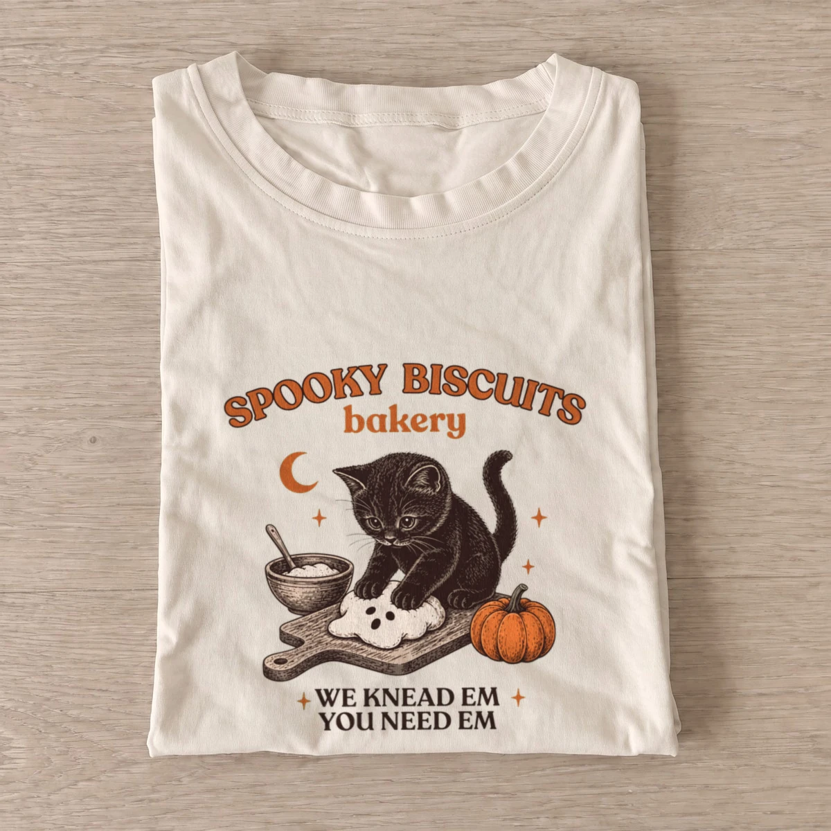 Spooky Biscuits Bakery Graphic T-Shirt — graphic design