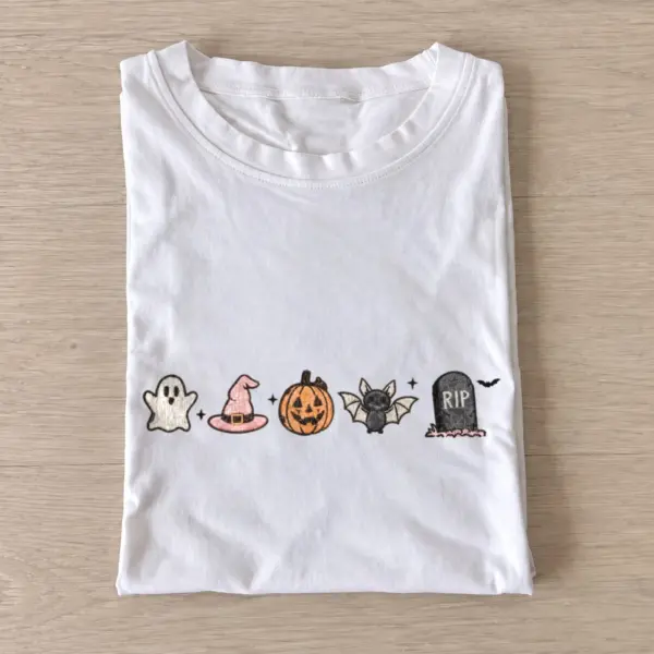 Spooky miniatures halloween t shirt white20spooky miniatures.webp